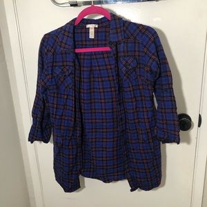 Flannel for women clothing